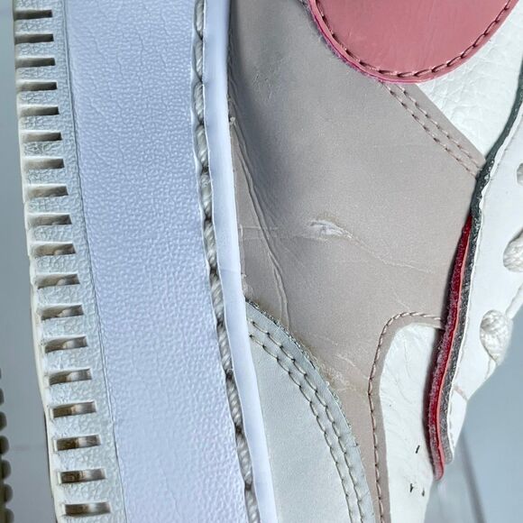 NIKE AIR FORCE 1 AF1 SHADOW PHANTOM-RED STARDUST | Wmns11 Mens9.5 [DZ1847-001] - Picture 6 of 12